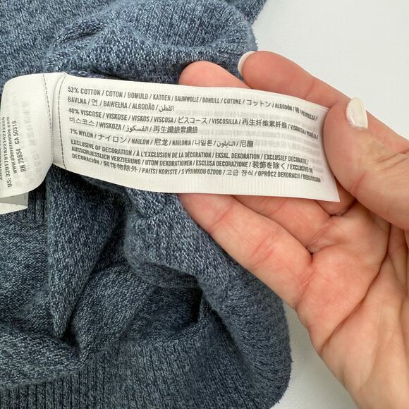 Hollister Logo Sweater Blue, Size Small - Picture 6 of 6